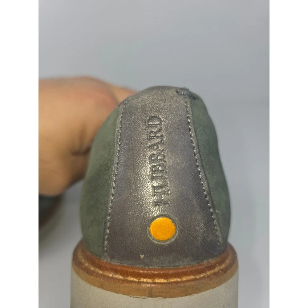 Samuel Hubbard Hubbard Free Oxford Dark Green Suede Vibram Sole Women's Size 7.5